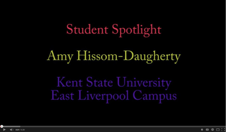 Kent State University-East Liverpool Campus-Student Spotlight-Amy Hissom-Daugherty 